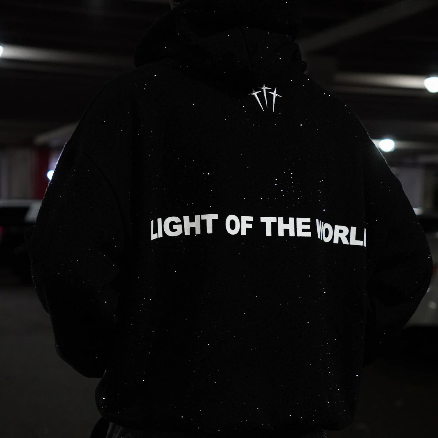 Jesus is The Light - Rhinestone Hoodie