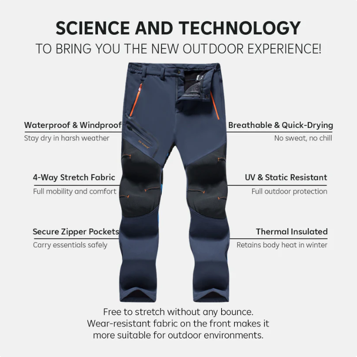 Fleece Lined Tactical Pants