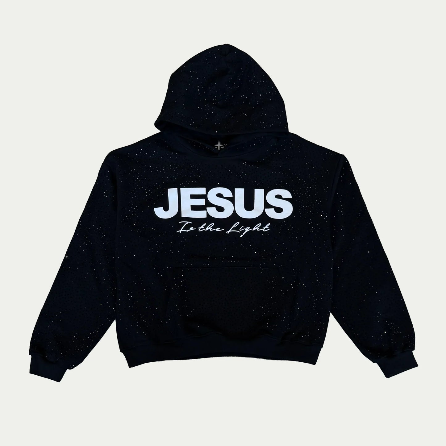 Jesus is The Light - Rhinestone Hoodie